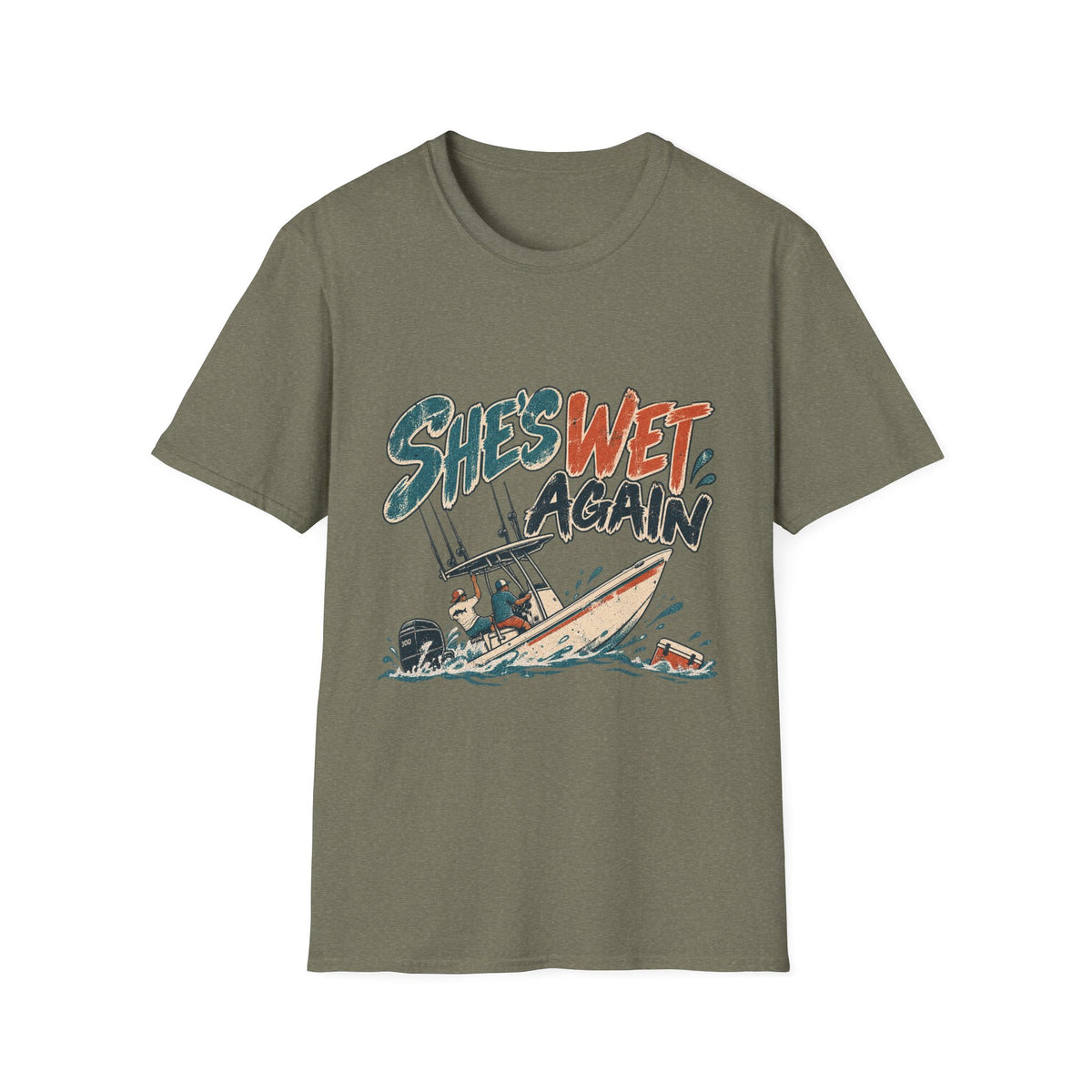 Reel Nauti She’s Wet Again Coastal T-Shirt