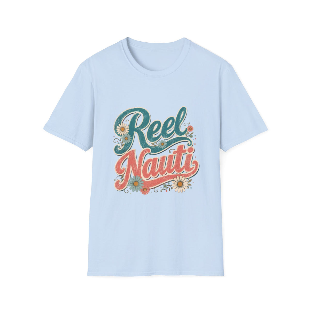 Reel Nauti Daisy Coastal Beach T-Shirt
