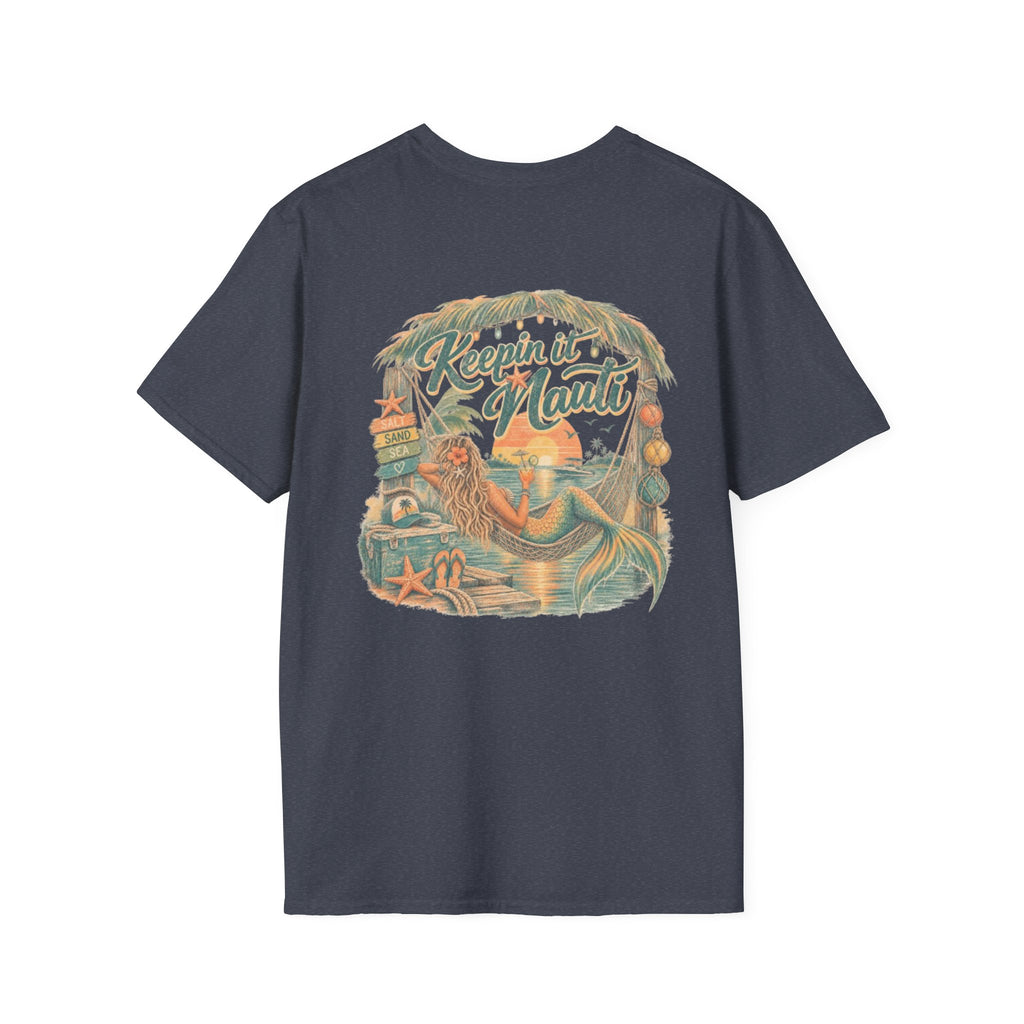 Keeping it Nauti Mermaid Coastal Beach Tee
