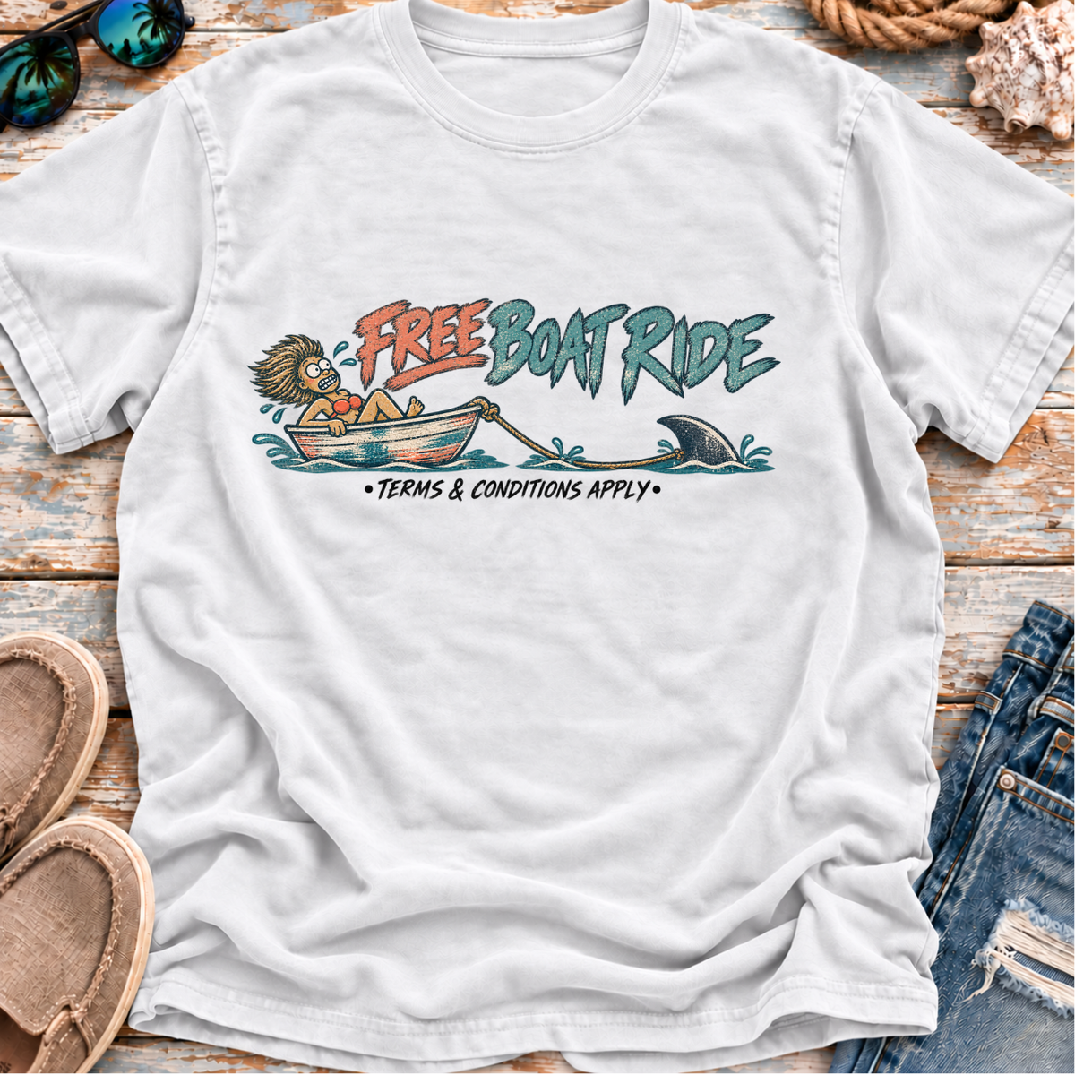 Chum Bucket List Funny Coastal T-Shirt