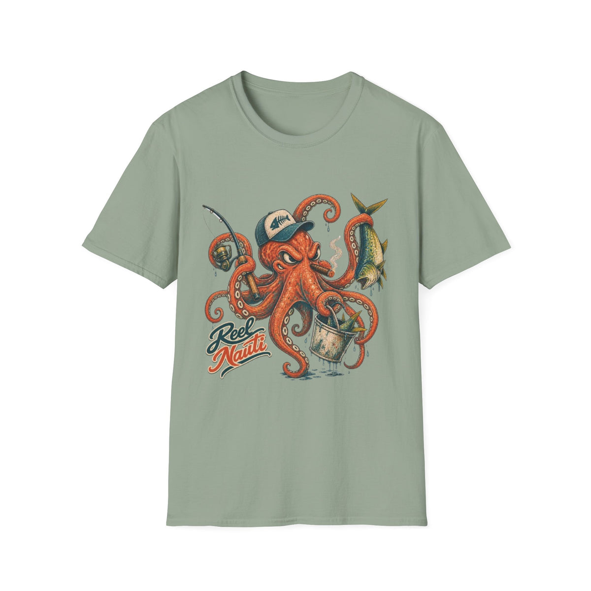 Reel Nauti Octopus Offshore Fishing T-Shirt