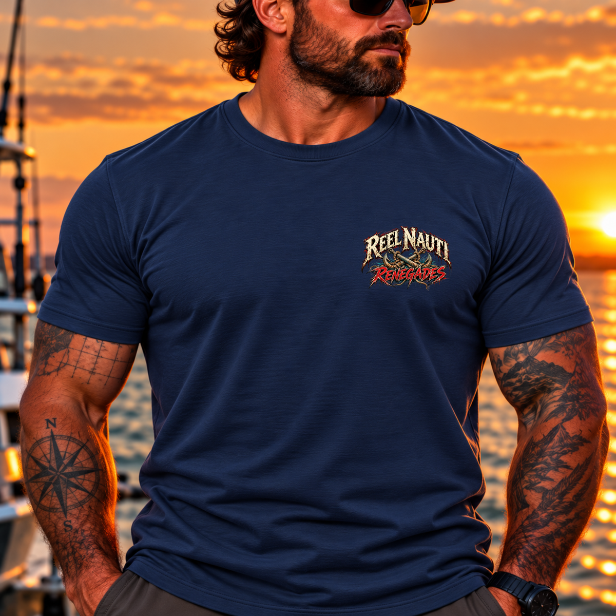 Reel Nauti Outlaw Coastal Tee