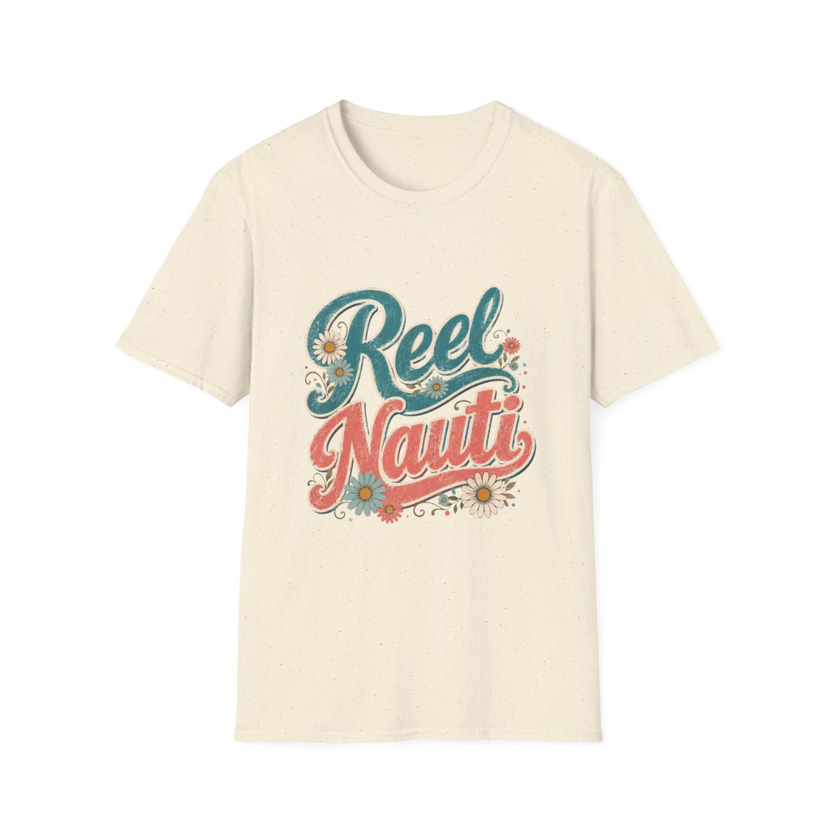 Reel Nauti Daisy Coastal Beach T-Shirt