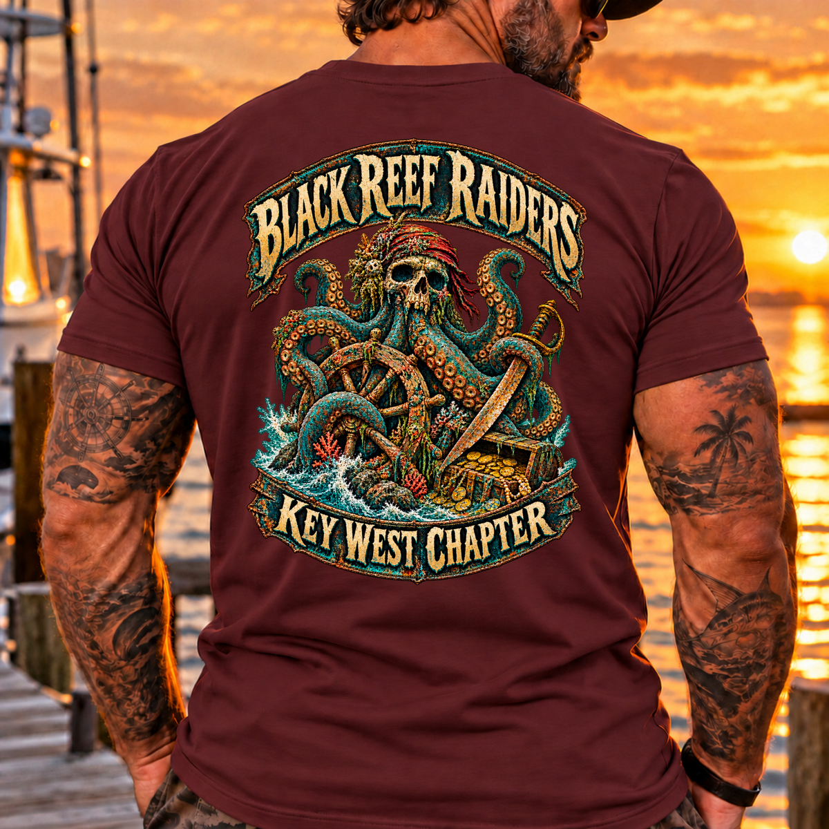 Black Reef Raiders Key West Chapter Tee