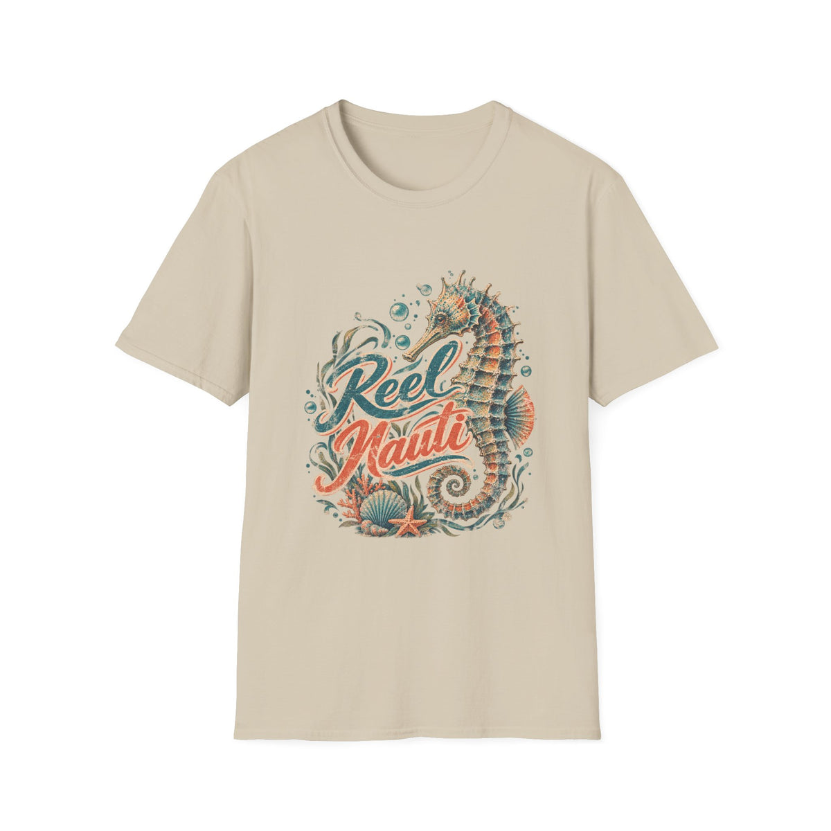 Reel Nauti Sea Horse Offshore Fishing T-Shirt