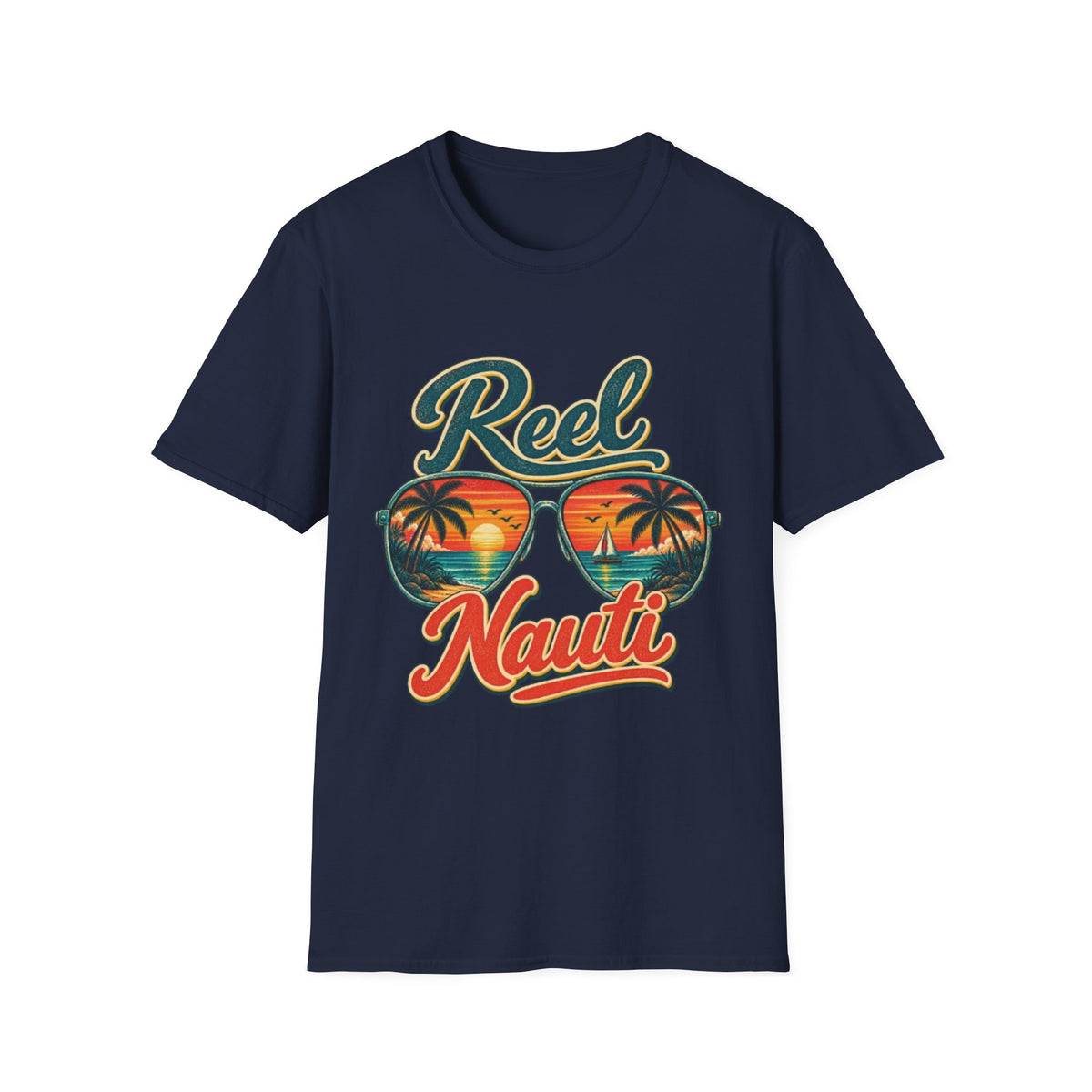 Reel Nauti Sunglass Beach T-Shirt