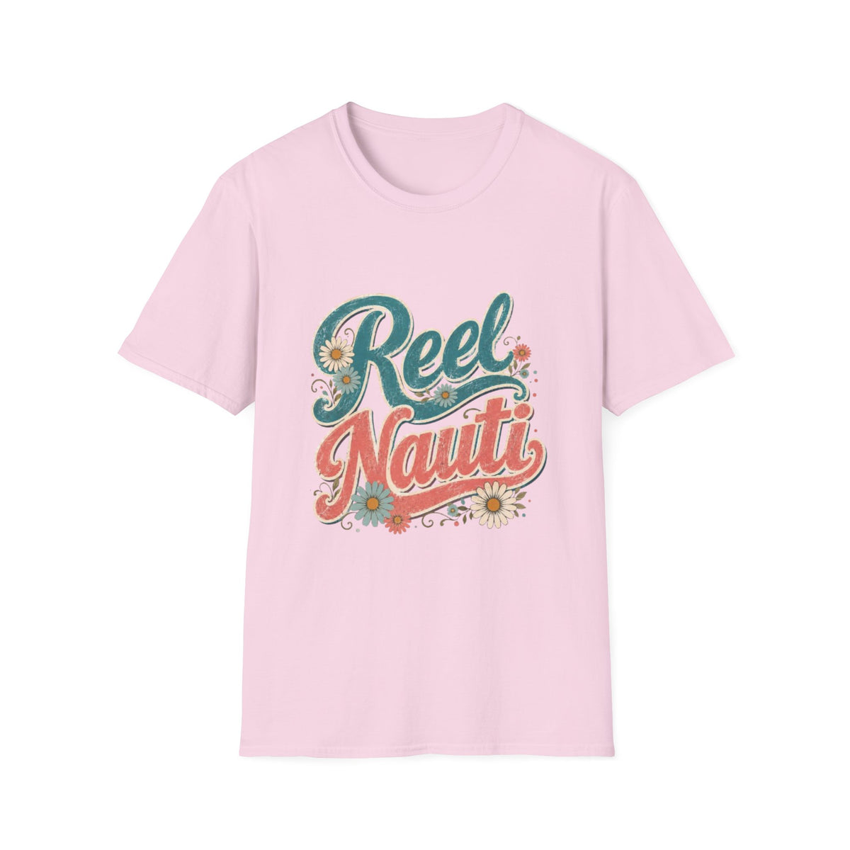 Reel Nauti Daisy Coastal Beach T-Shirt