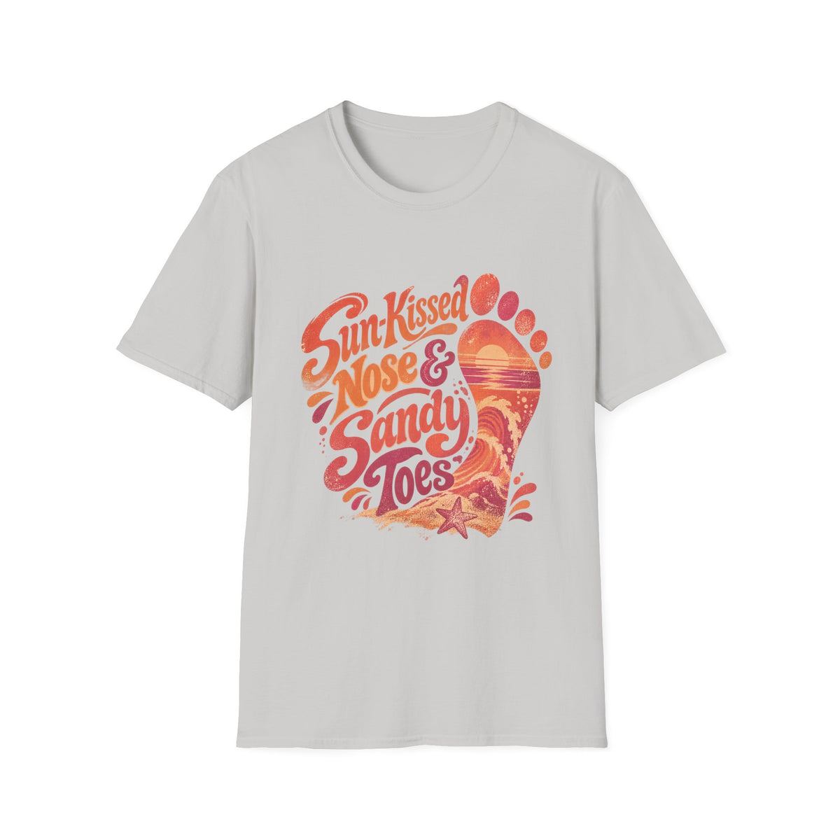 Peace Love & Fish Tales Coastal Beach T-Shirt