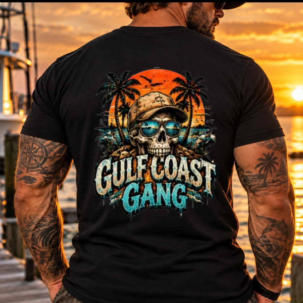 Gulf Coast Gang Outlaw Coastal Tee