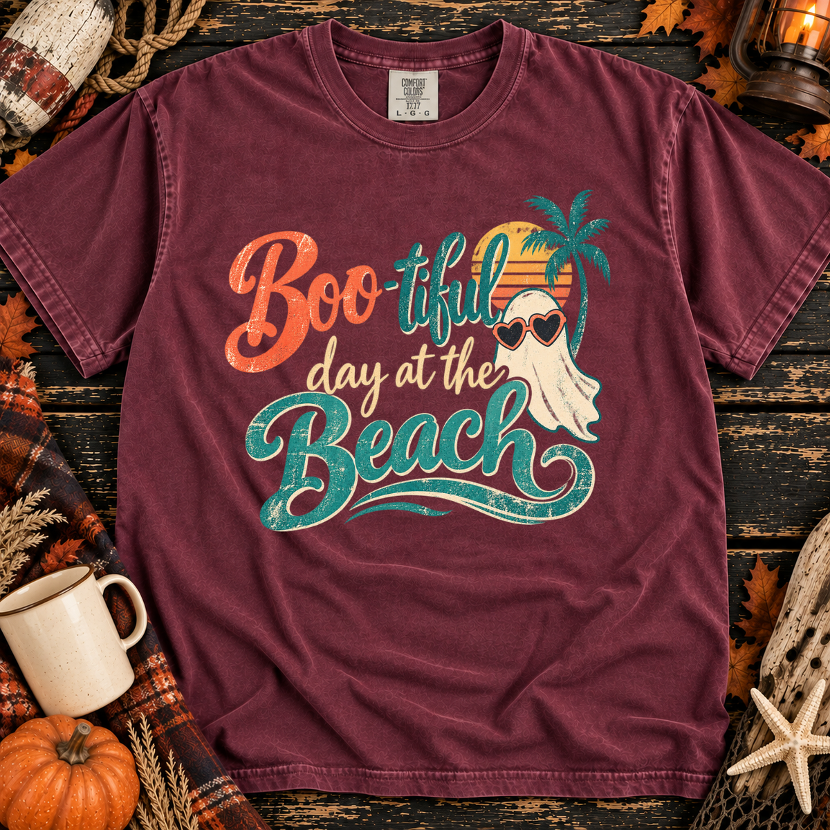 Boo-tiful Day at the Beach Fall T-Shirt