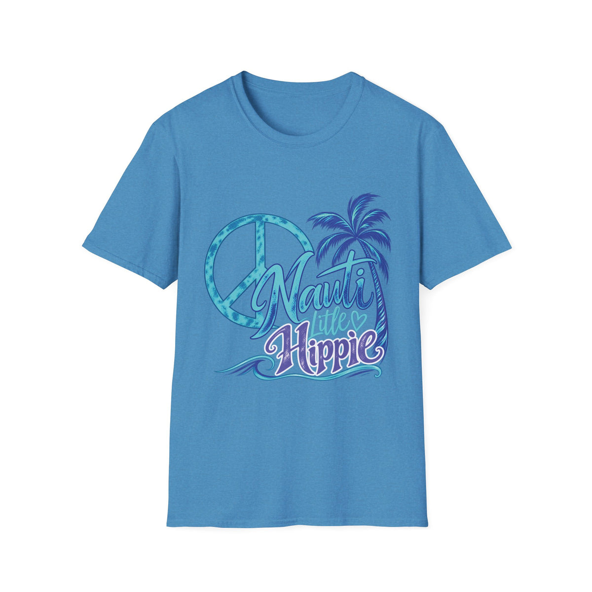 Nauti Little Hippie Retro Coastal Beach T-Shirt