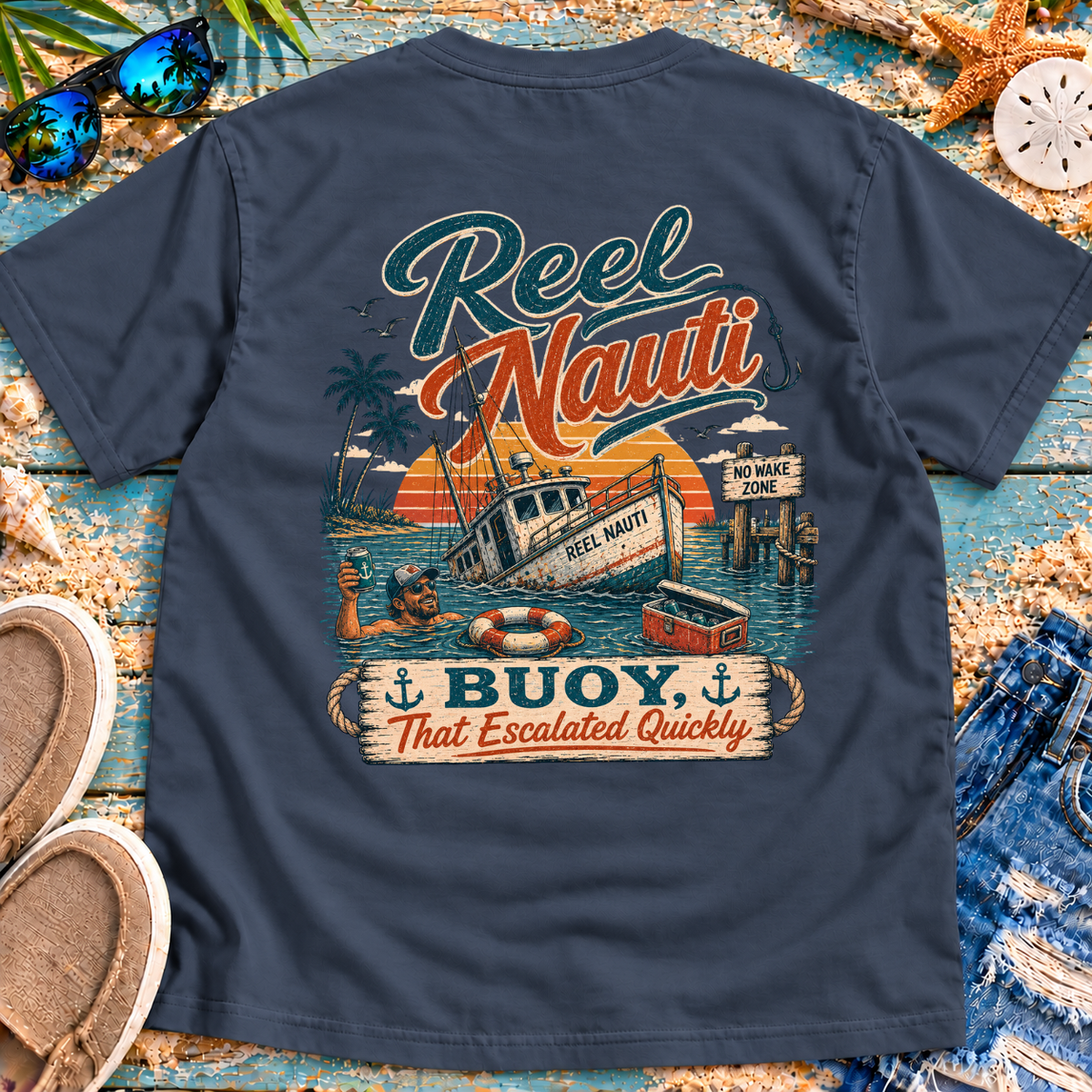 Buoy That Escalated Quickly Beach T-Shirt