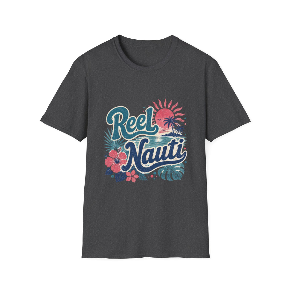 Reel Nauti Coastal Beach T-Shirt