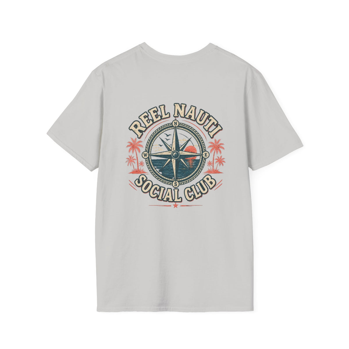 Reel Nauti Social Club Coastal Tee
