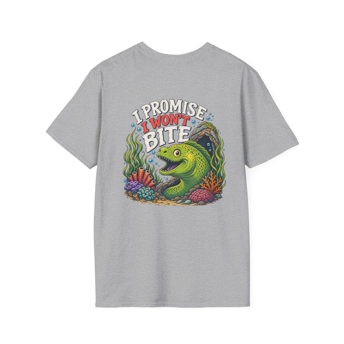 Reel Nauti I Promise I WON'T Bite Moray Eel Tee