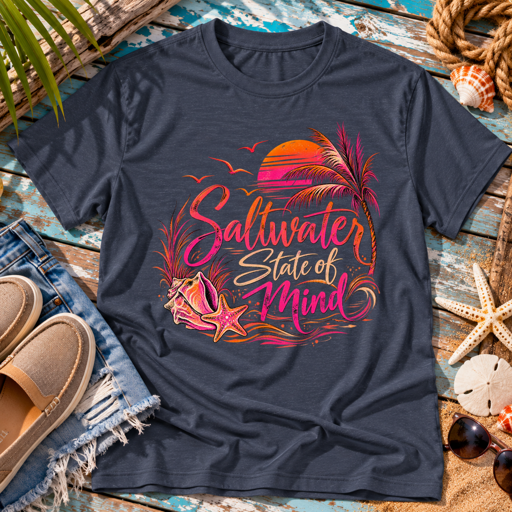 Reel Nauti Saltwater State Tee