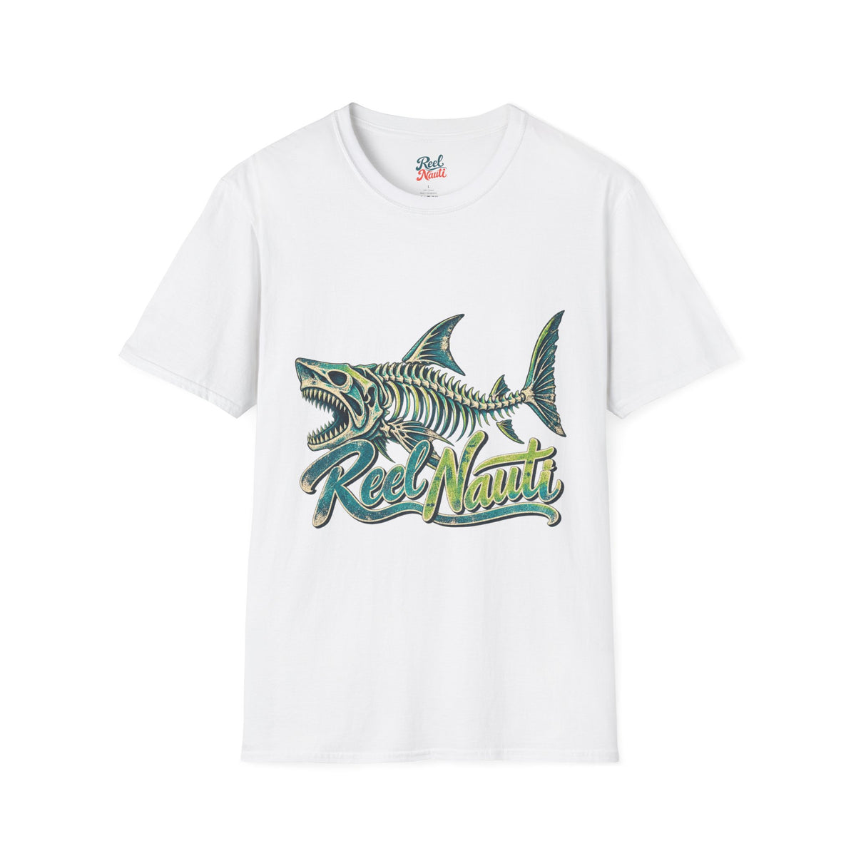 Reel Nauti Offshore Fishing Shark #1 Collection Softstyle T-Shirt