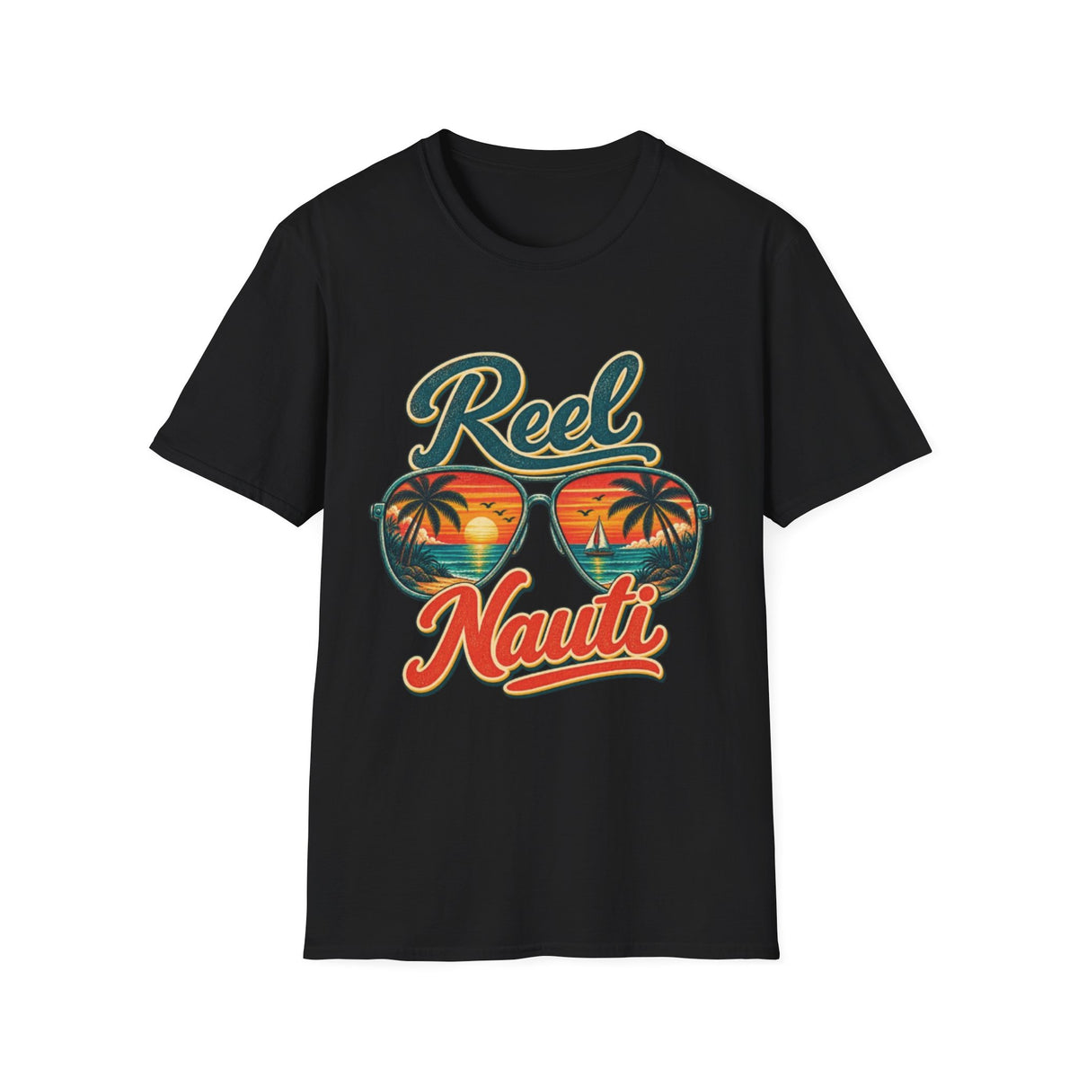 Reel Nauti Sunglass Beach T-Shirt