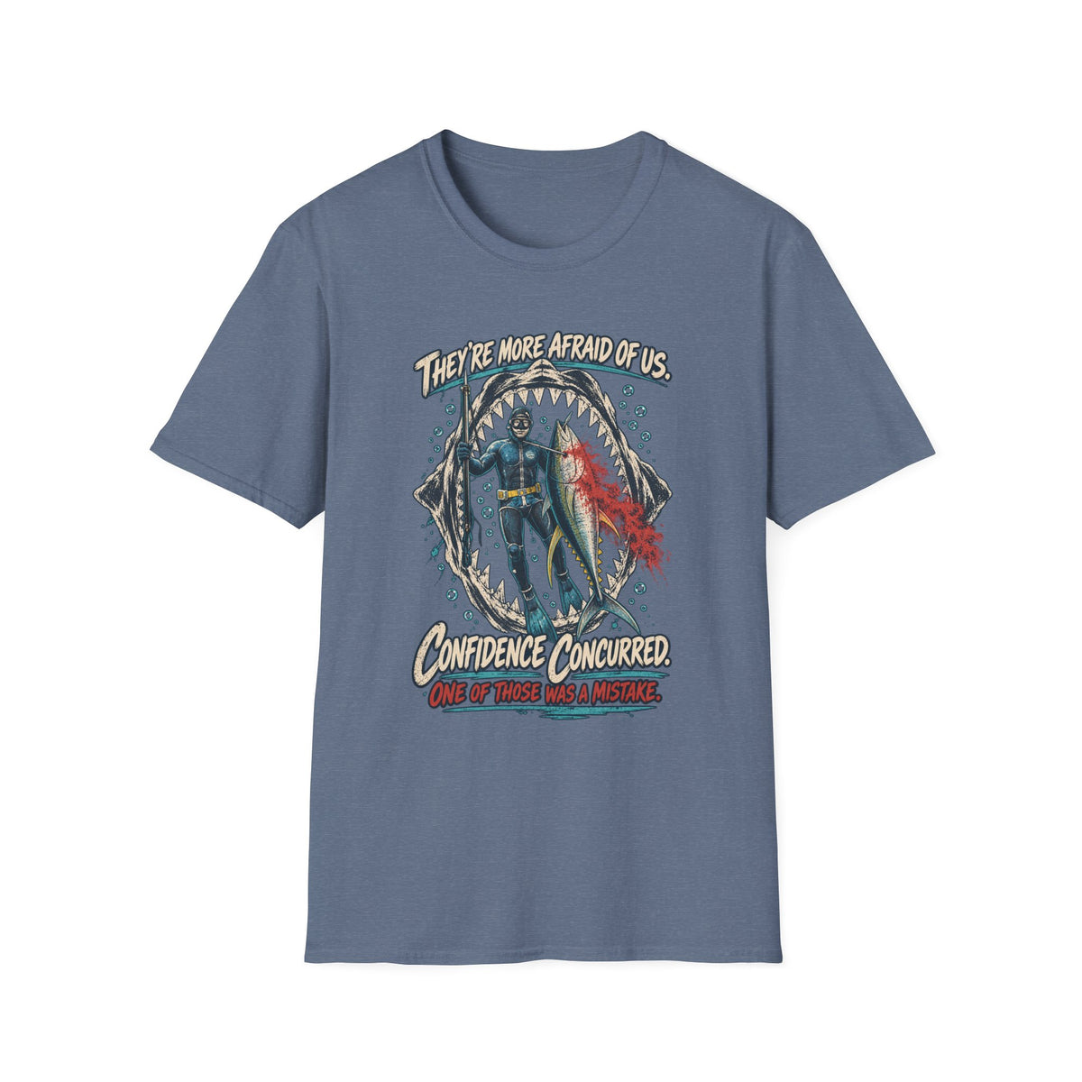 Spearfishing Confidence Offshore Fishing T-Shirt
