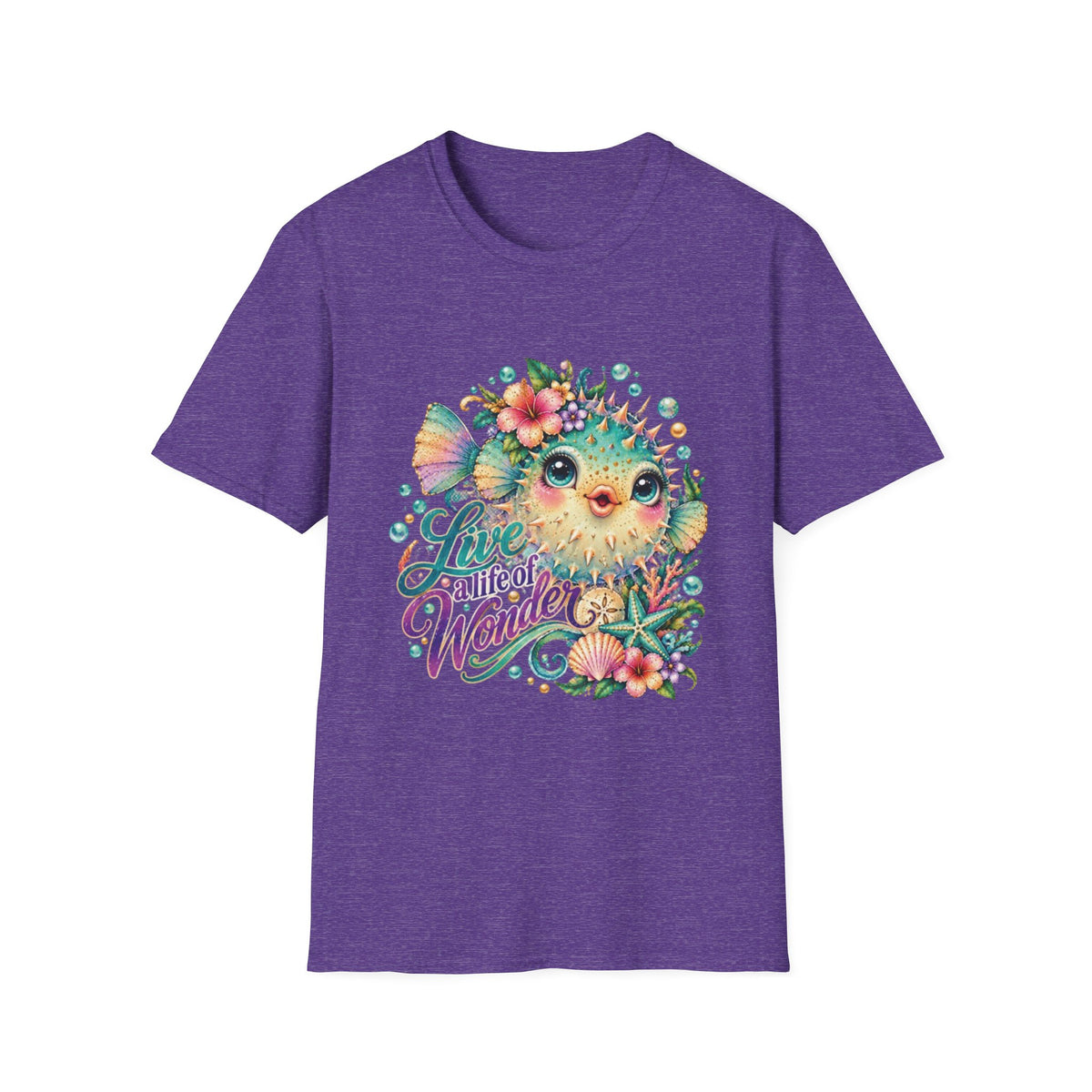 Live a Life of Wonder Reel Nauti Coastal Beach 
T-Shirt
