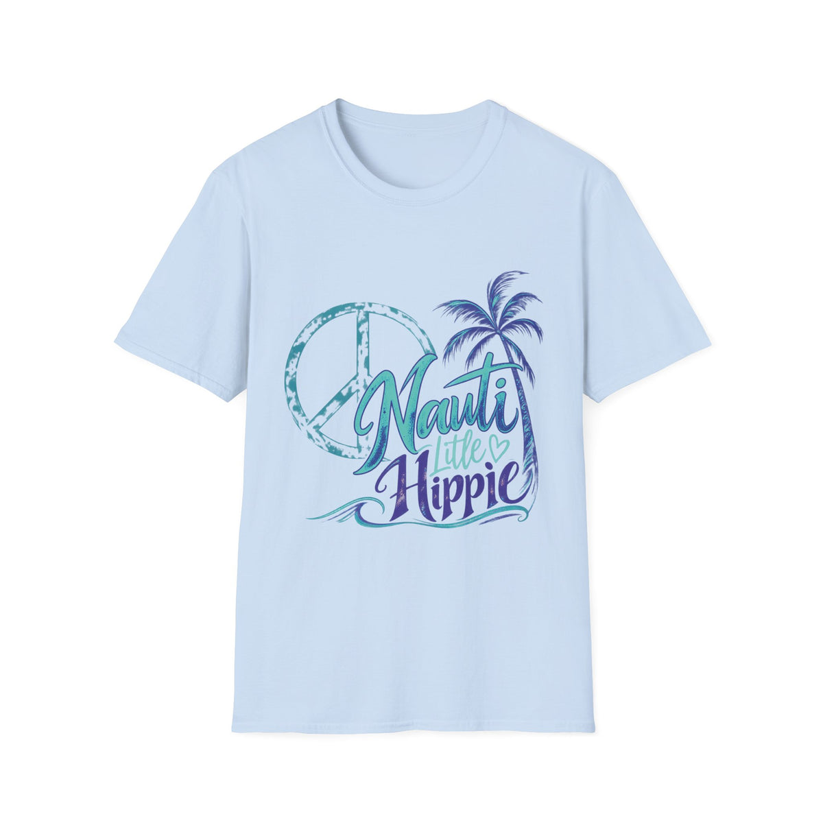 Nauti Little Hippie Retro Coastal Beach T-Shirt
