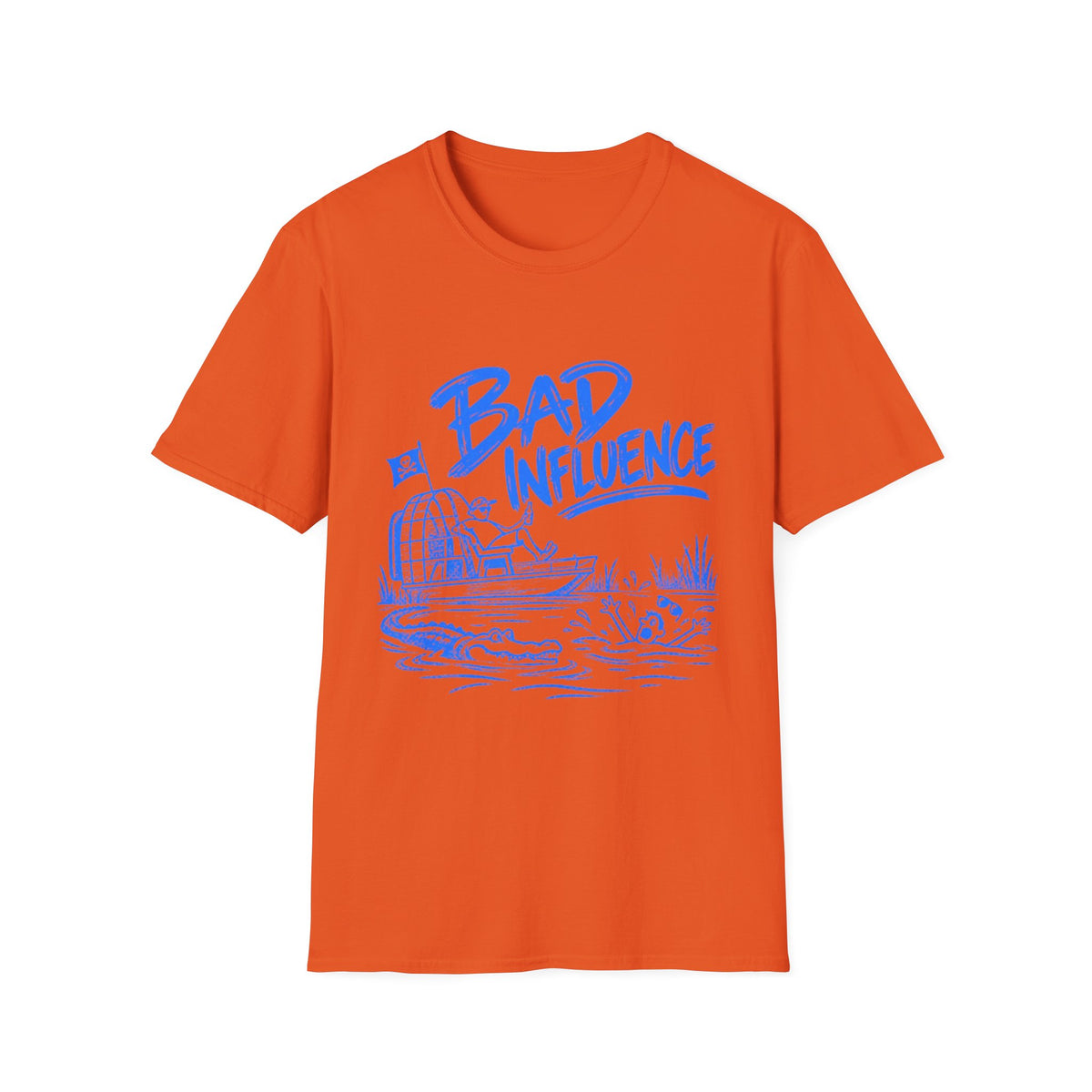 Bad Influence Fish Shirt Offshore Fishing T-Shirt
