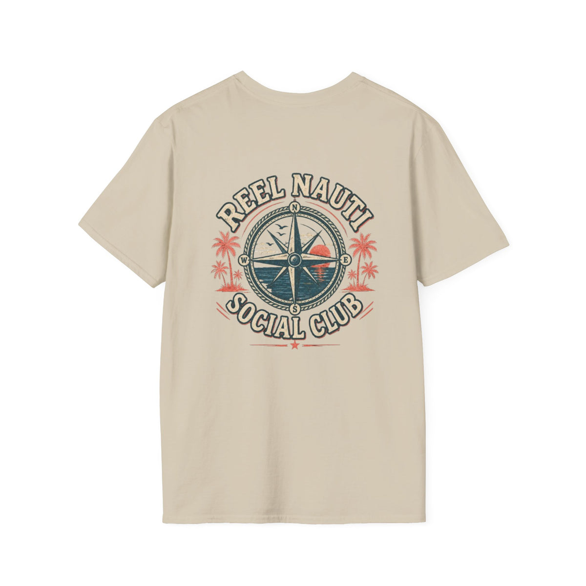 Reel Nauti Social Club Coastal Tee