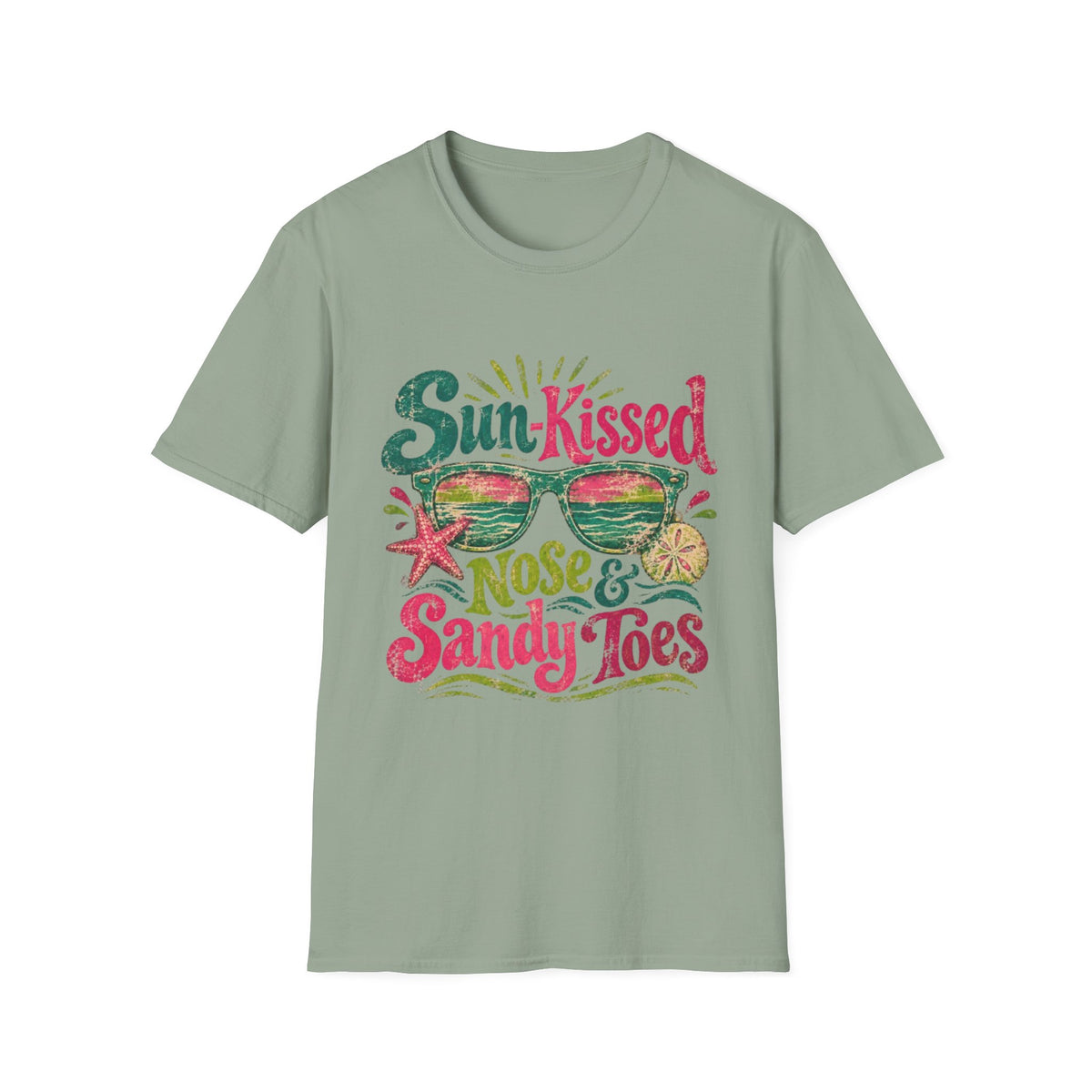 Sun-Kissed Nose and Sandy Toes Sleeve T-Shirt