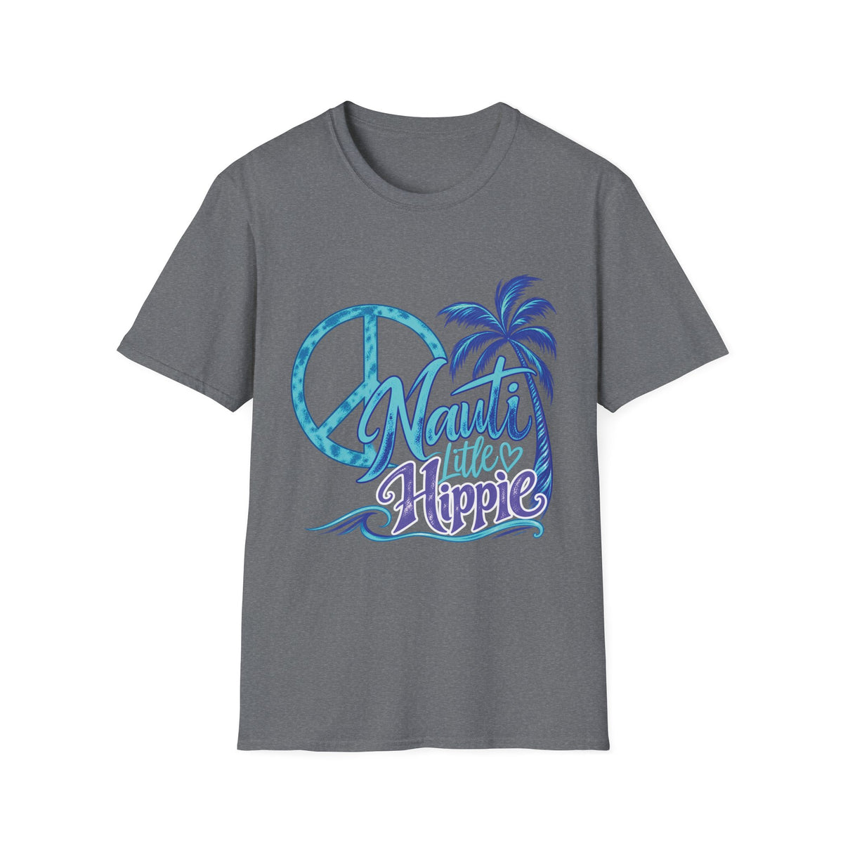 Nauti Little Hippie Retro Coastal Beach T-Shirt