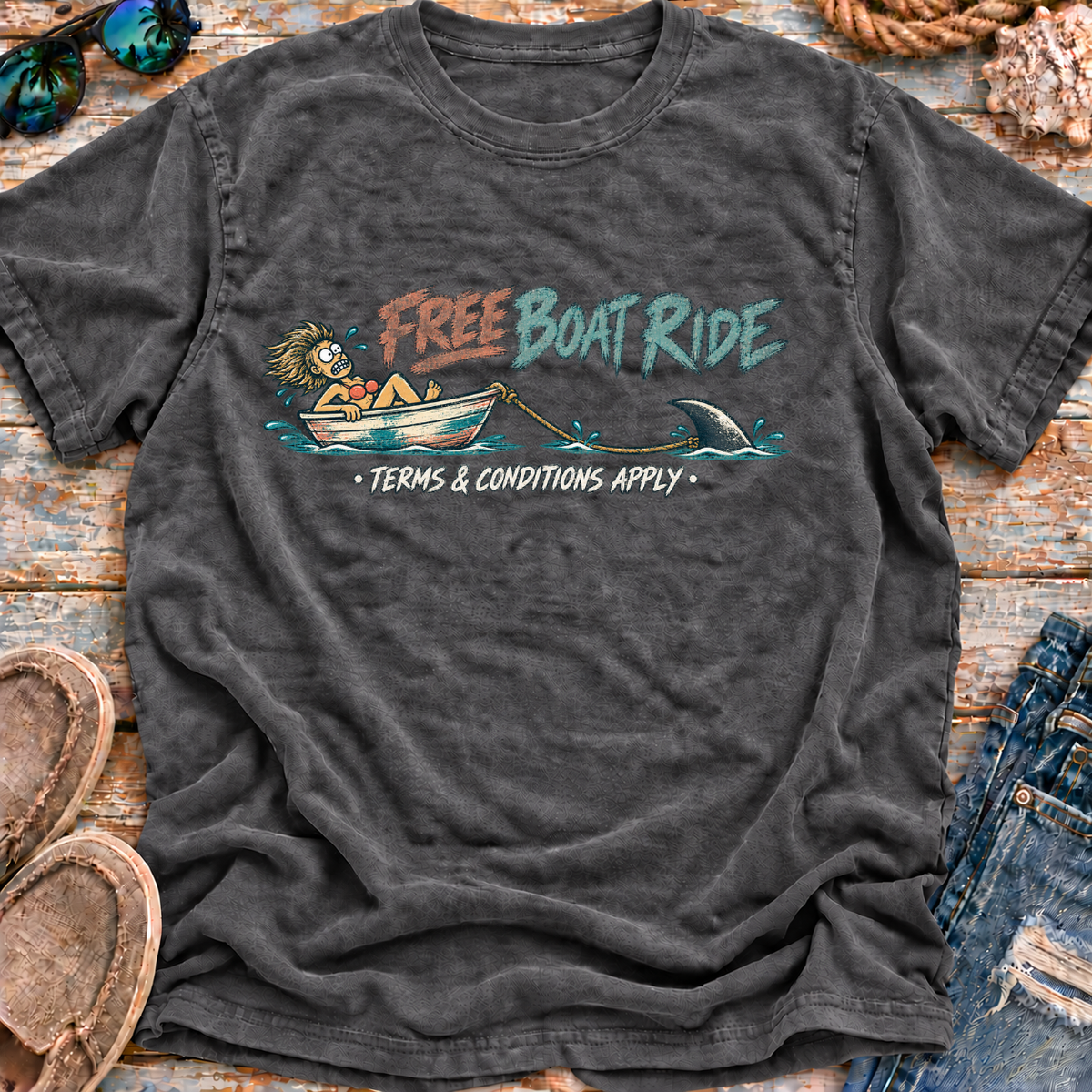 Chum Bucket List Funny Coastal T-Shirt