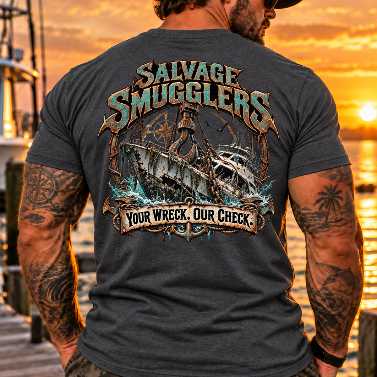 Salvage Smugglers Coastal Tee