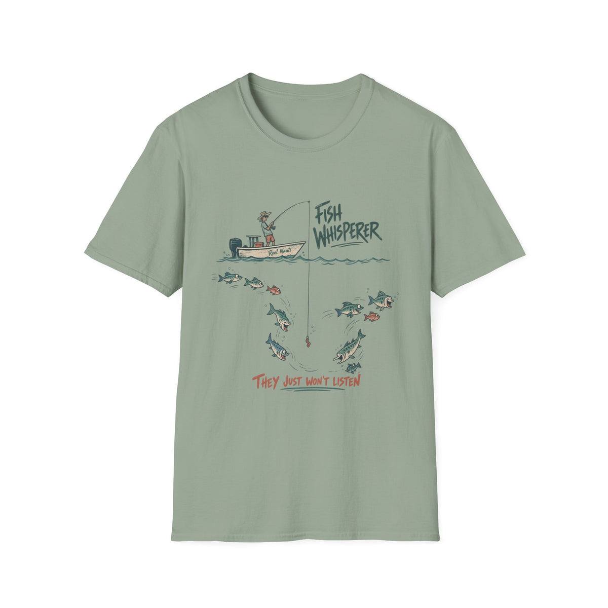 Reel Nauti Fish Whisperer Coastal T-Shirt