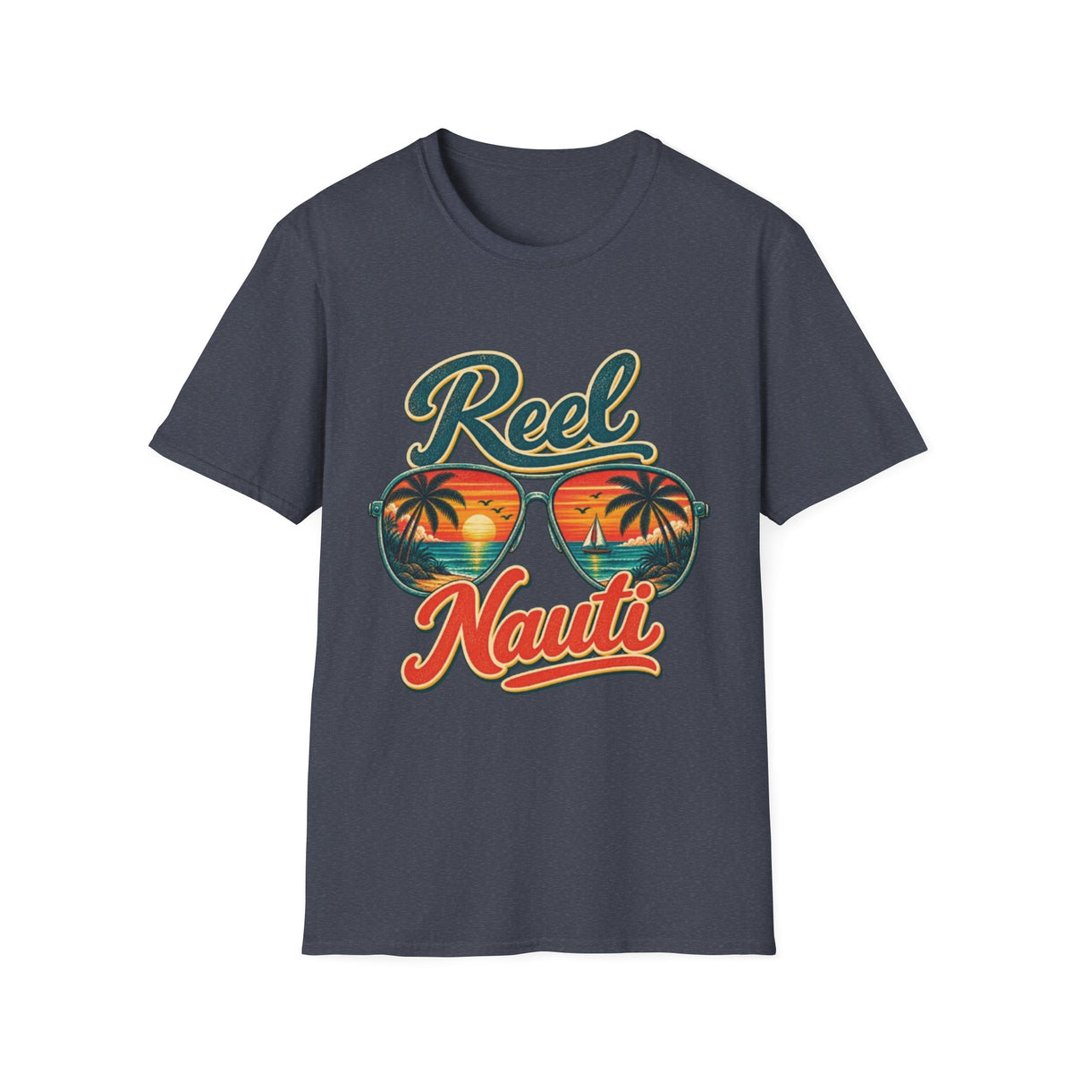 Reel Nauti Sunglass Beach T-Shirt