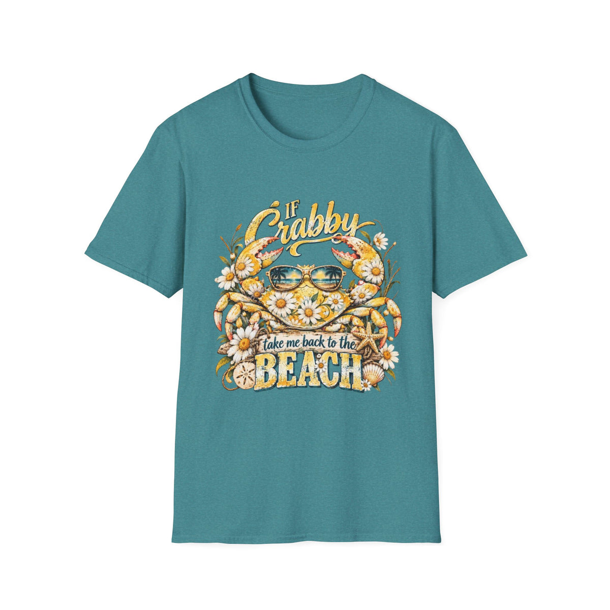 If Crabby Return To Beach Coastal Beach T-Shirt