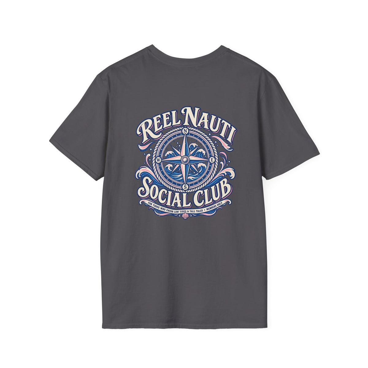 Reel Nauti Social Club Soft Shirt Sleeve Coastal Tee