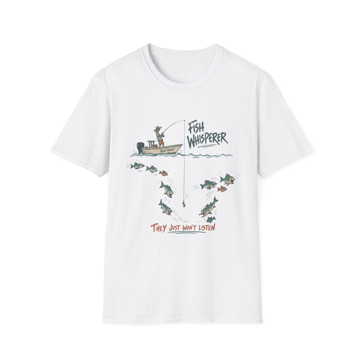 Reel Nauti Fish Whisperer Coastal T-Shirt
