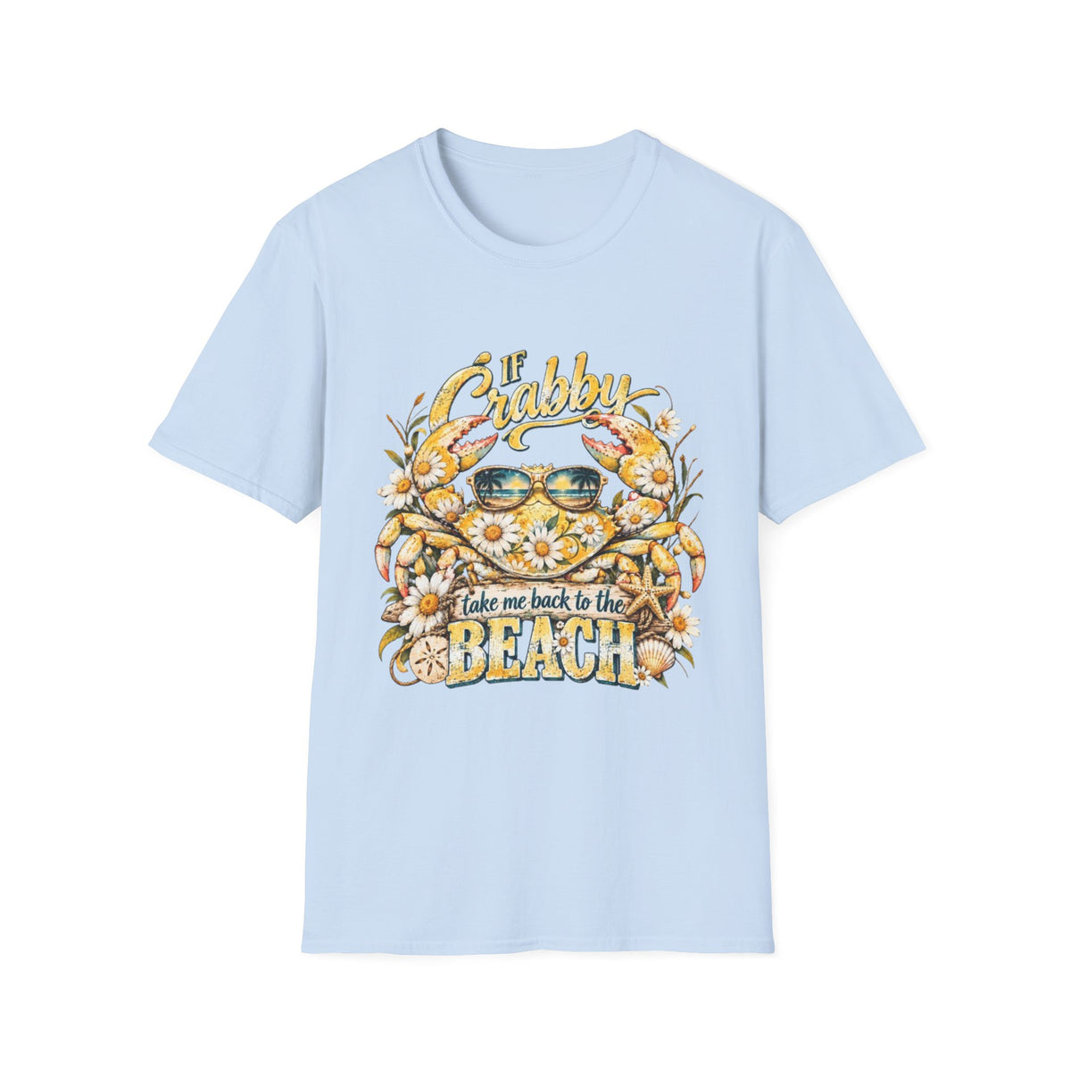 If Crabby Return To Beach Coastal Beach T-Shirt