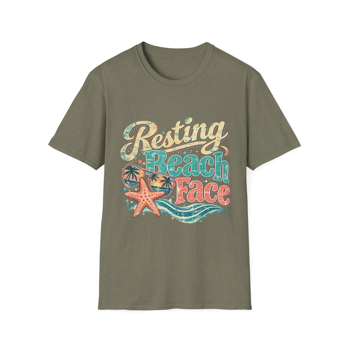 Resting Beach Face T-Shirt