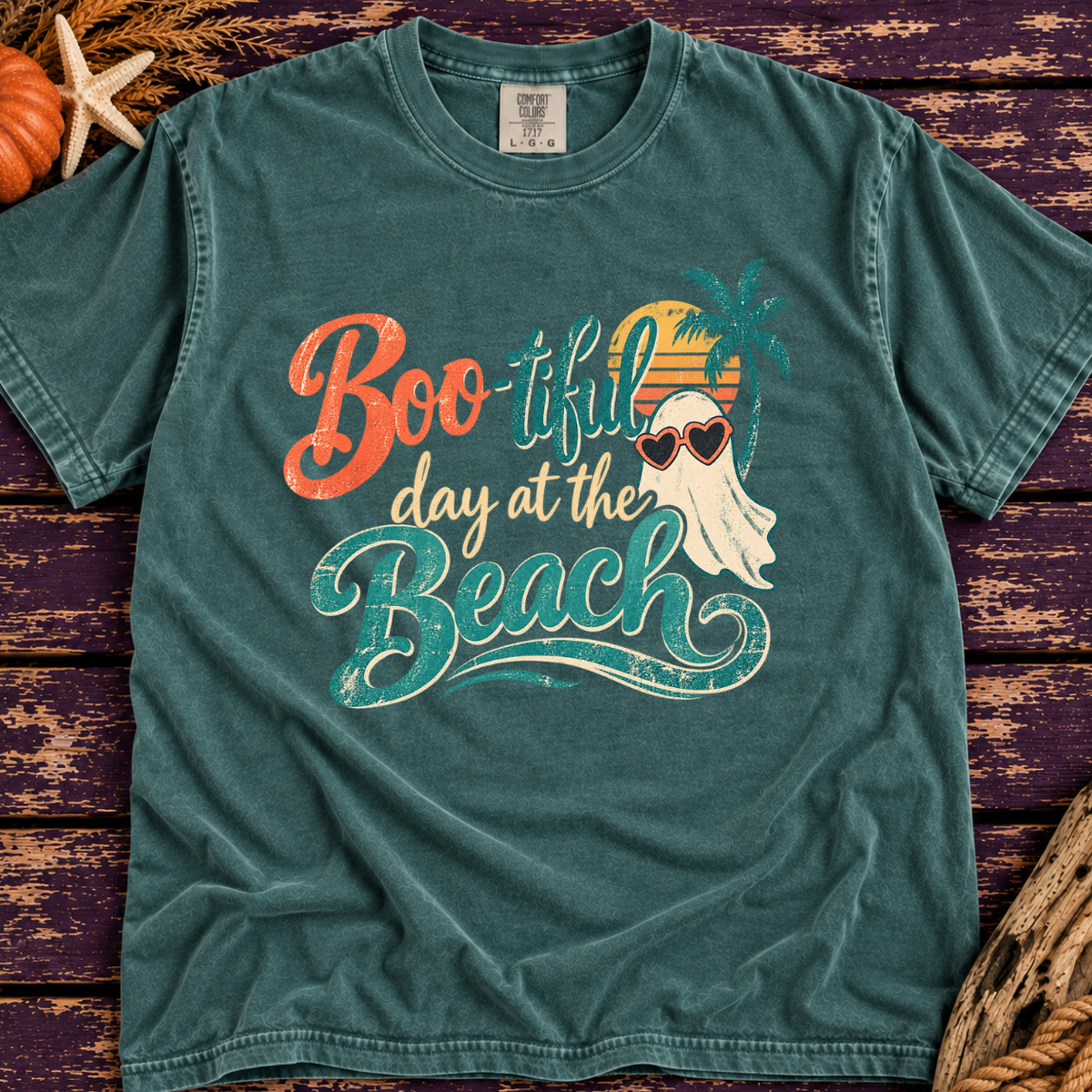 Boo-tiful Day at the Beach Fall T-Shirt