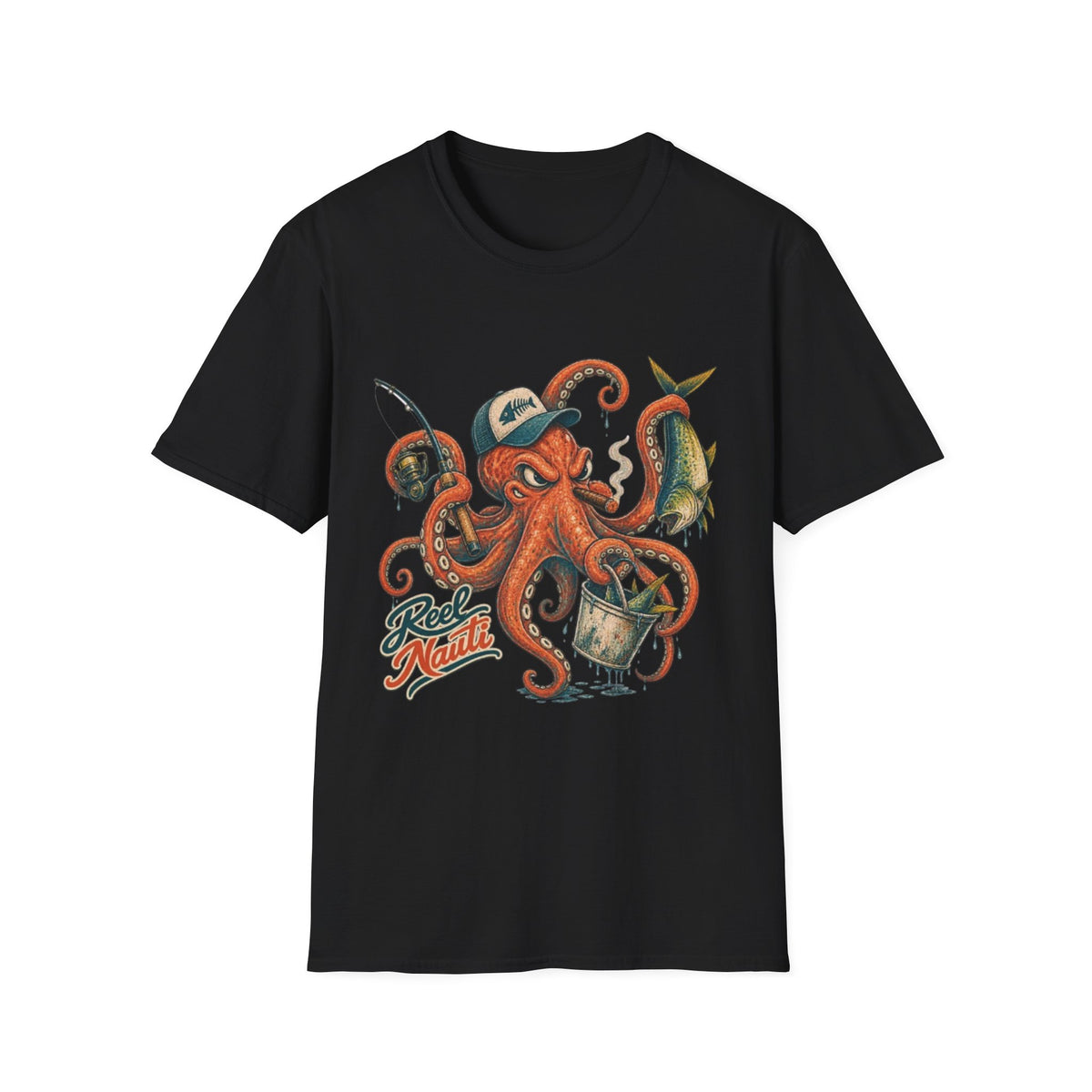 Reel Nauti Octopus Offshore Fishing T-Shirt