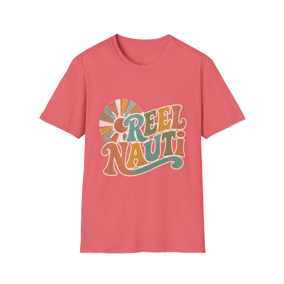 Reel Nauti Retro Fishing T‑Shirt