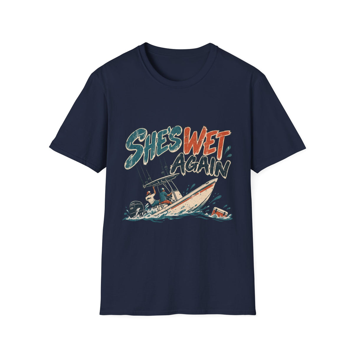 Reel Nauti She’s Wet Again Coastal T-Shirt