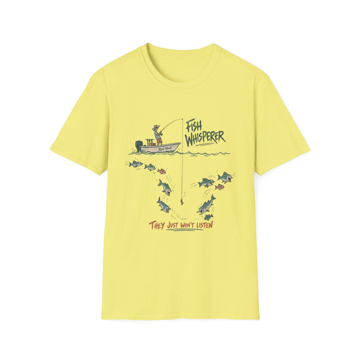 Reel Nauti Fish Whisperer Coastal T-Shirt