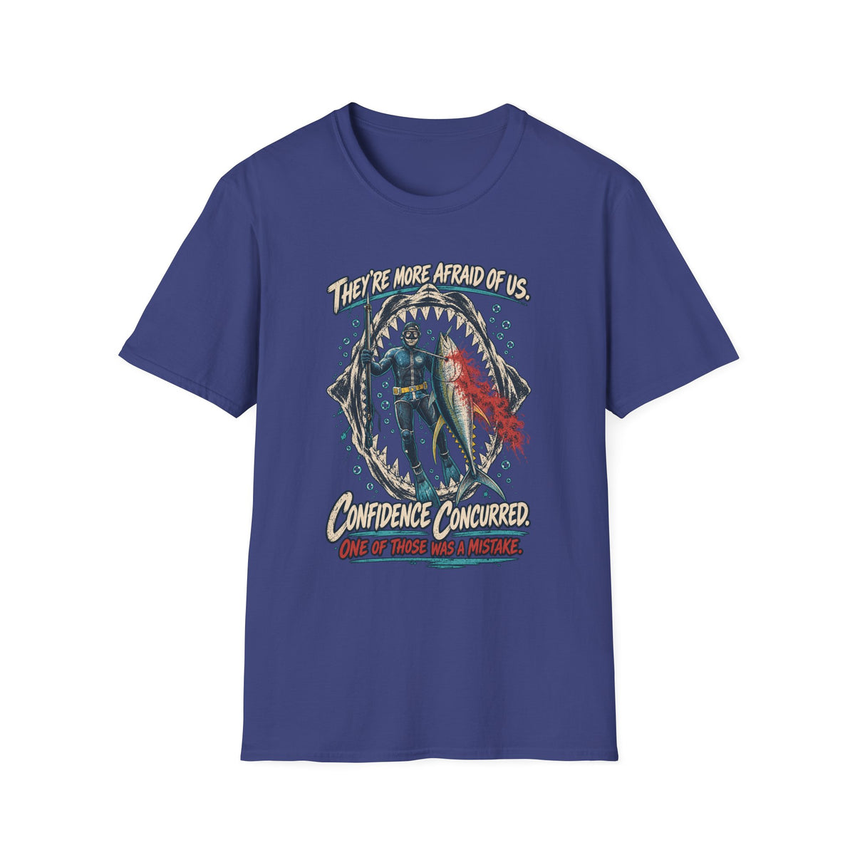 Spearfishing Confidence Offshore Fishing T-Shirt