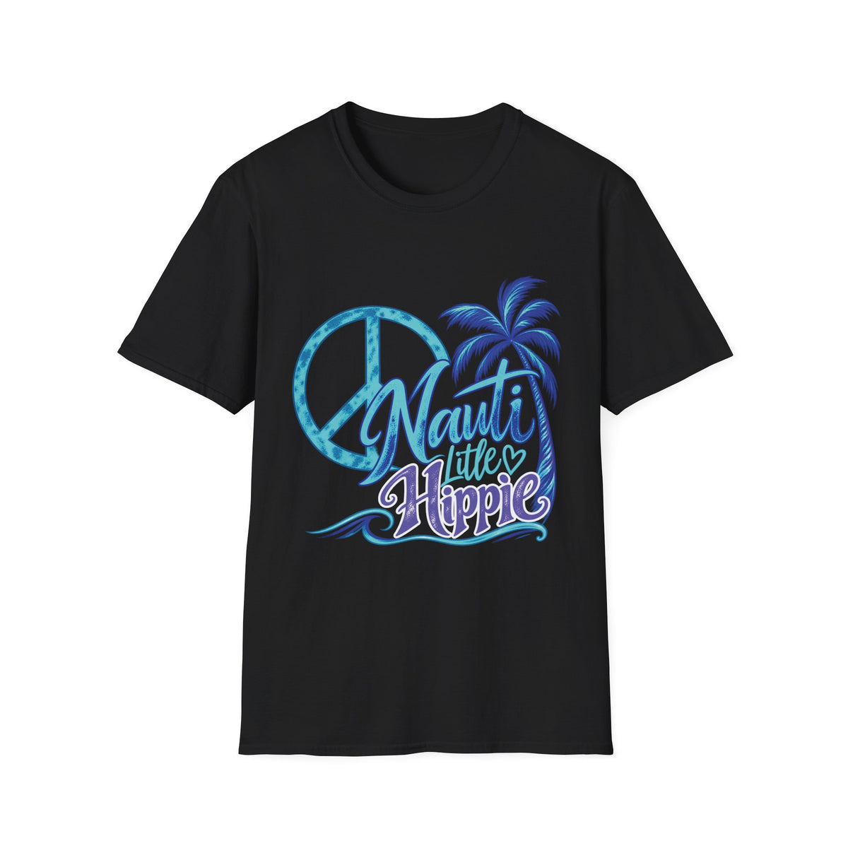 Nauti Little Hippie Retro Coastal Beach T-Shirt