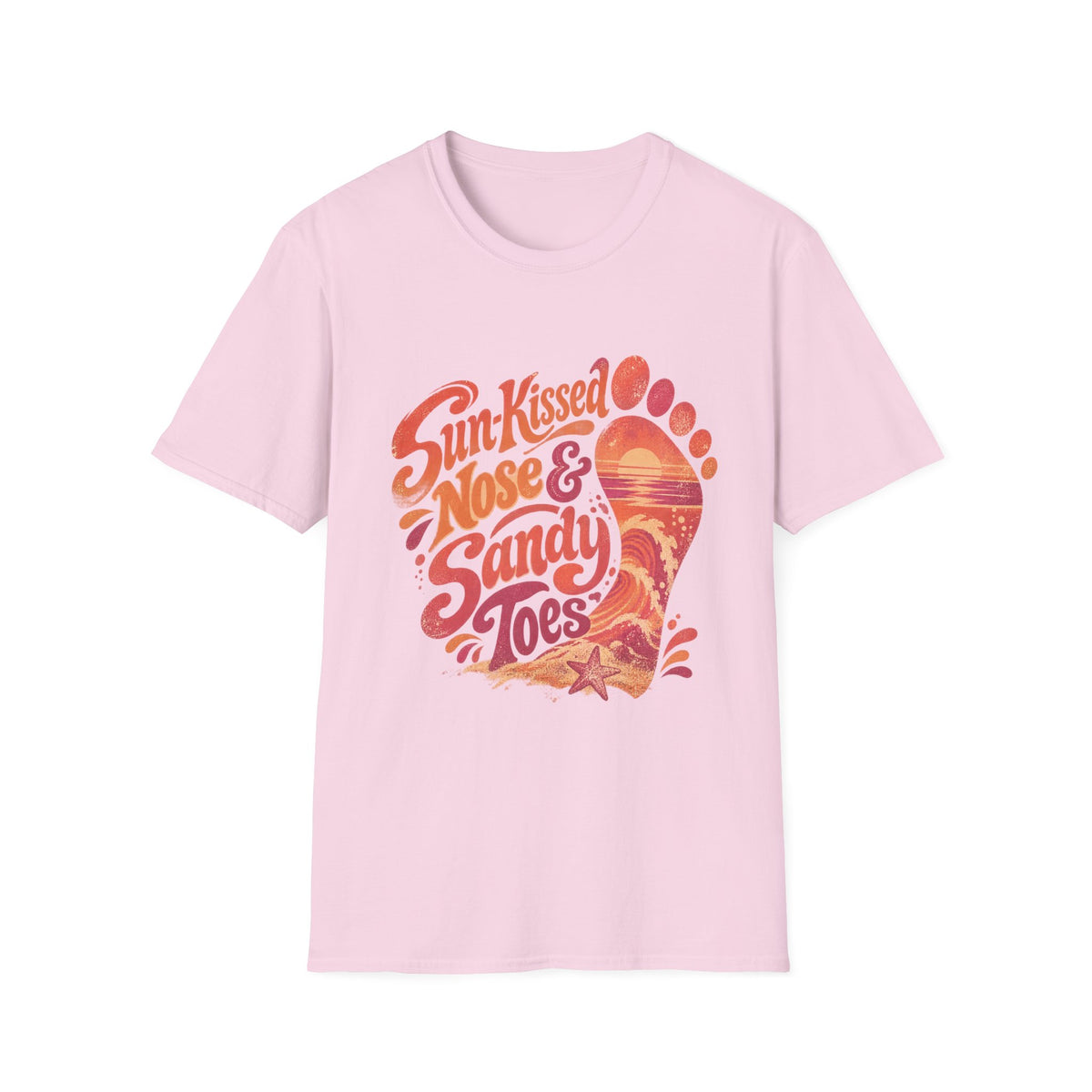 Peace Love & Fish Tales Coastal Beach T-Shirt