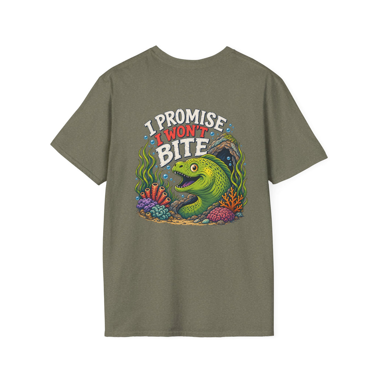 Reel Nauti I Promise I WON'T Bite Moray Eel Tee