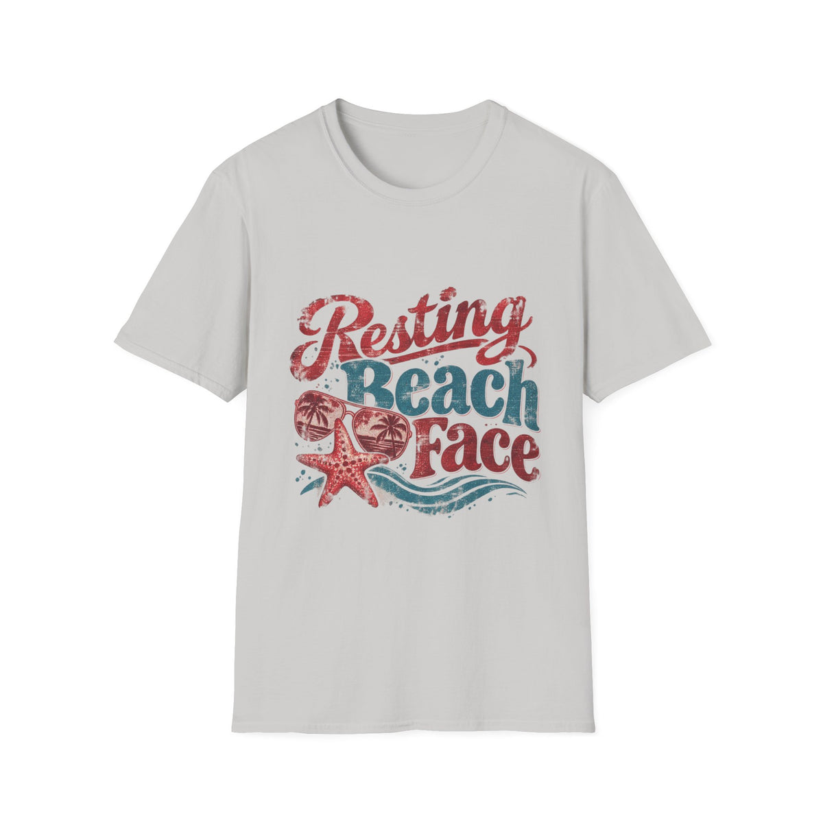Resting Beach Face T-Shirt