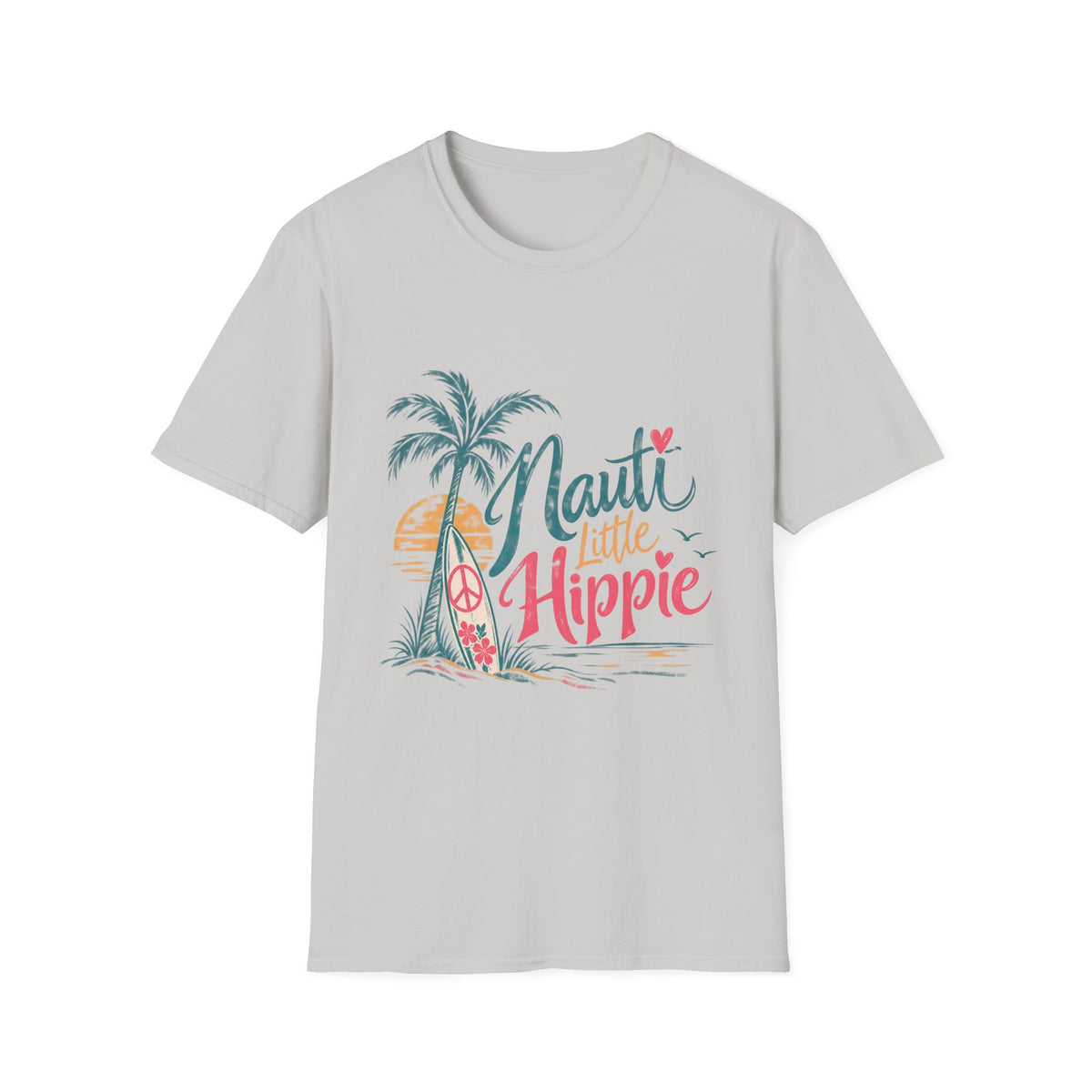 Nauti Little Hippie Retro Coastal Beach T-Shirt