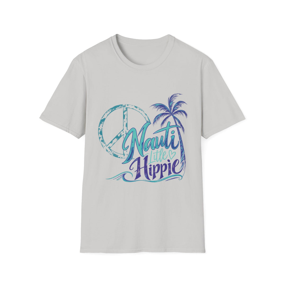 Nauti Little Hippie Retro Coastal Beach T-Shirt